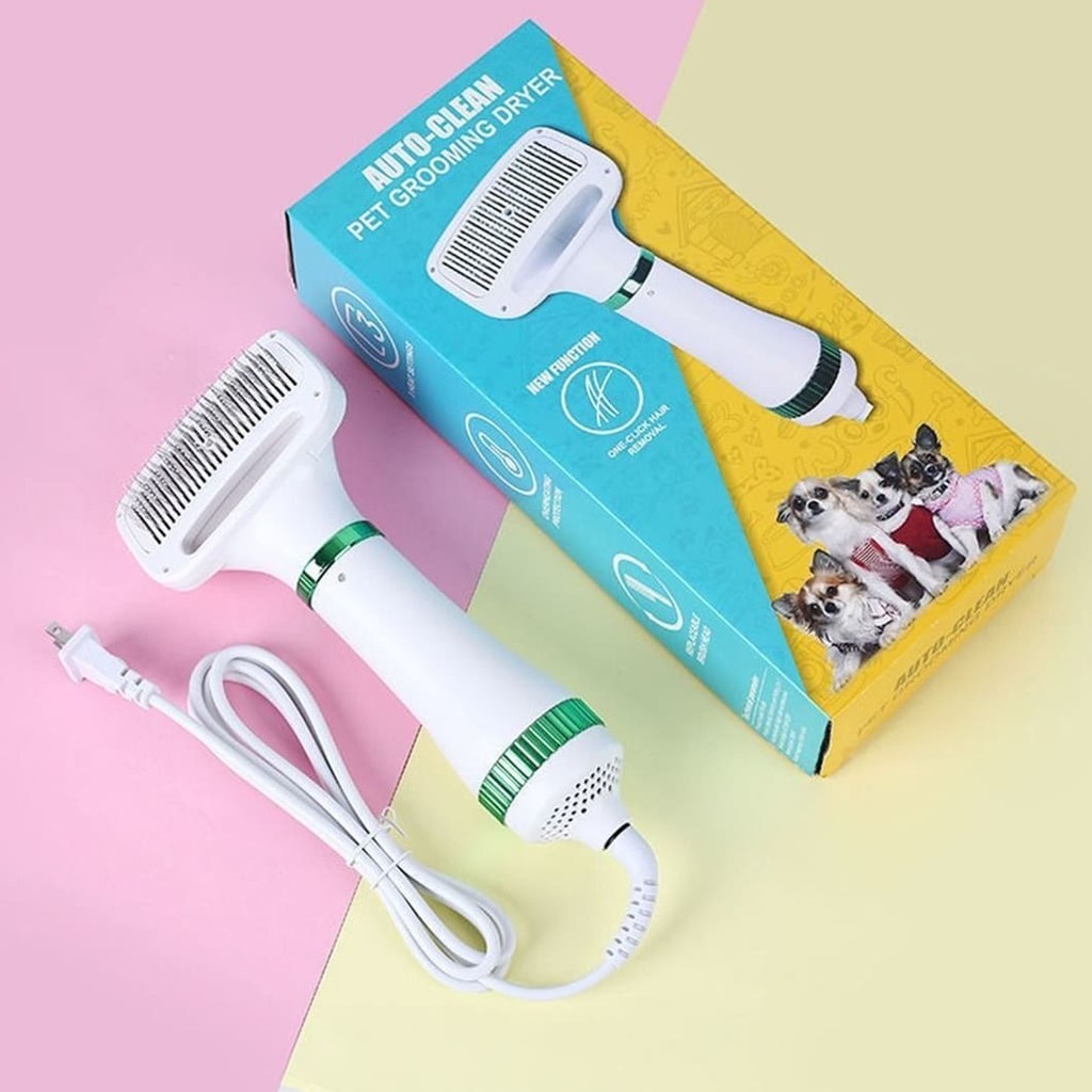 Escova Secadora  Pet Portatil Profissional 2 Em 1 Banho E Tosa Cachorro e Gato Pet Shit Tzu Labrador