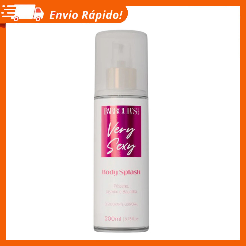 Body Splash Barbours Beauty Very Sexy Spray 200 ML em Oferta na Shopee