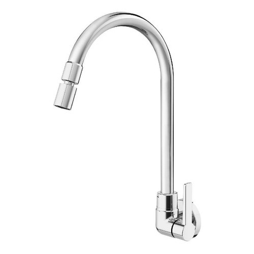 Torneira Monocomando Cromado De Parede De Cozinha Docol