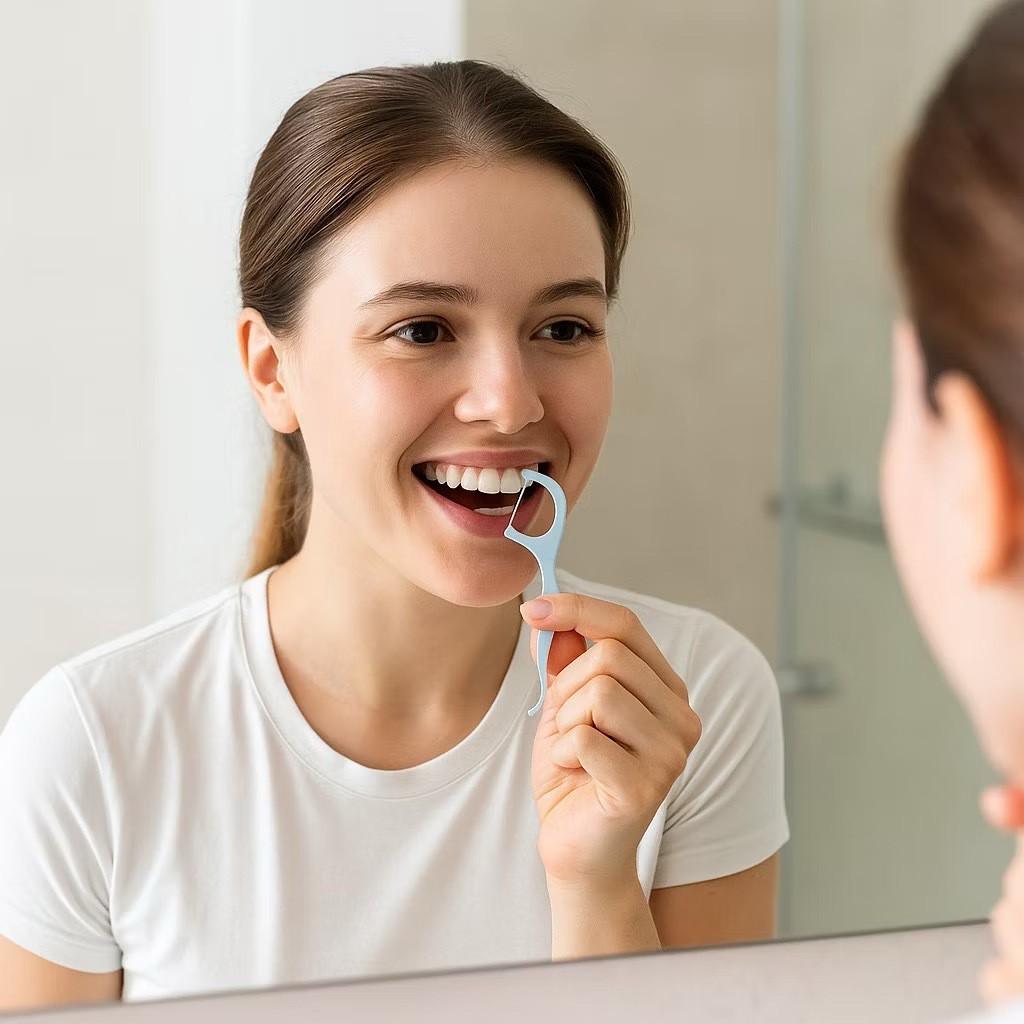 Kit 50/100/200/300 Unidades de Fio Dental Infantil em Formato de Arco Ultra Fino para uma Limpeza Eficaz