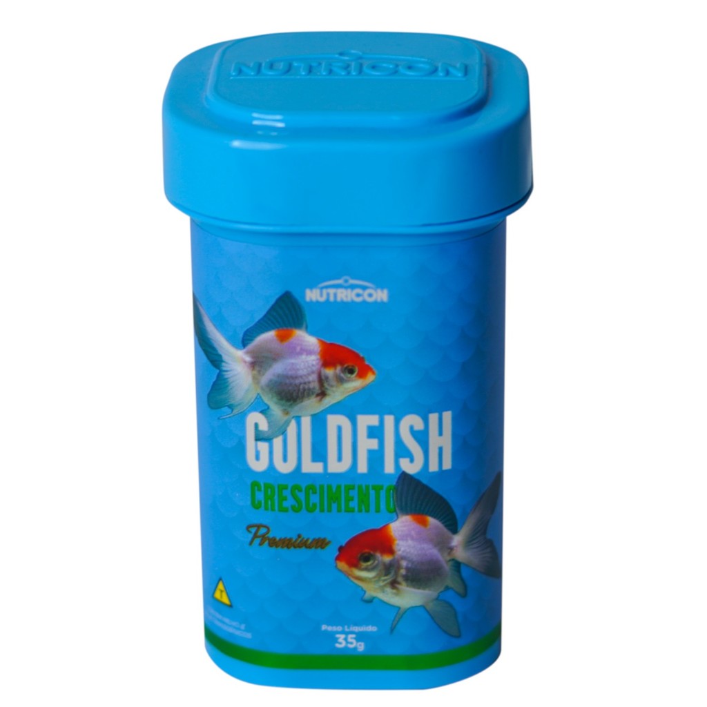 Ração Goldfish Color Crescimento Para Peixes Nutricon 35g