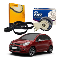 Kit Correia Dentada Tensor Citroën C3 1.5 8v 2012 A 2016