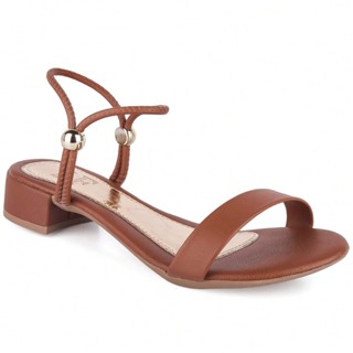 Sandália Feminina Salto Baixo com Tira Ajustável 2 em 1 Dia a Dia Básico Confortável Promoção tiras em Oferta na Shopee