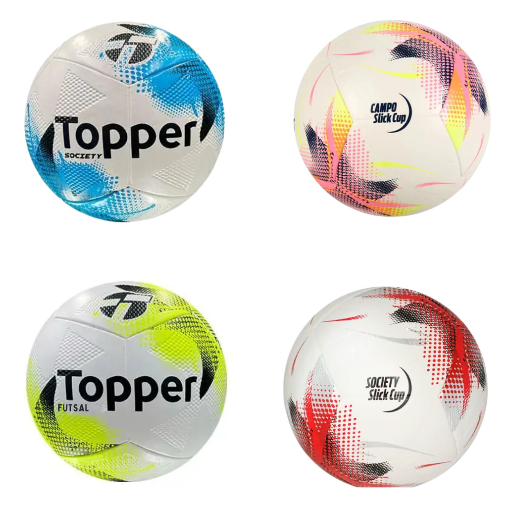 Bola Futebol Oficial Topper Campo - Society - Futsal