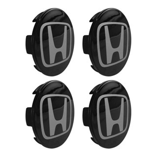 Jogo Calota Meio Roda Honda Hrv Crv New Civic 69mm Preta em Oferta na Shopee