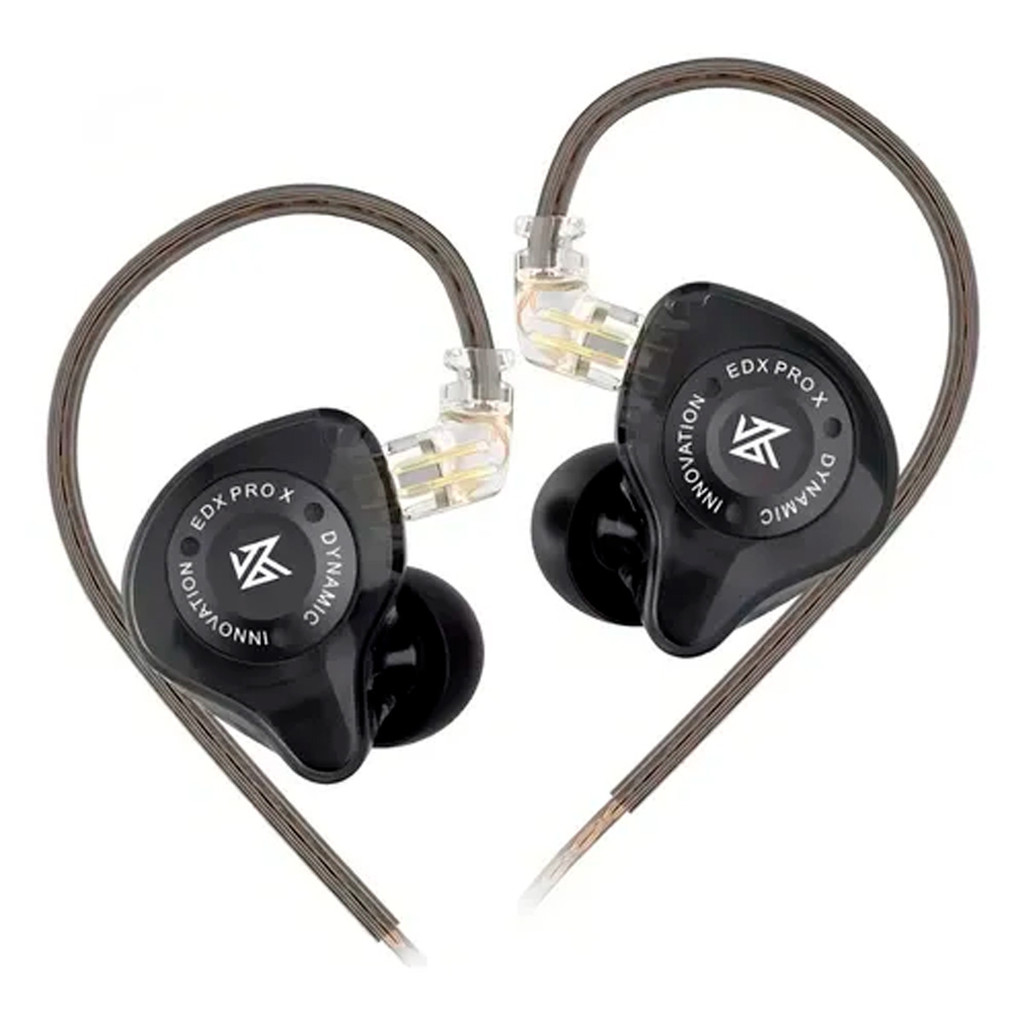 KZ EDX PRO X Fone De Ouvido Intra Auricular De Acionamento Dinâmico HIFI Bass Sem Mic Cancelamento De Ruído Música EDC