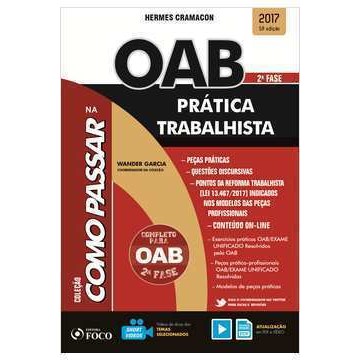 Coleção Como Passar na Oab 2ª Fase Prática Trabalhista 5ª Ed. de Hermes Cramacon 7581072