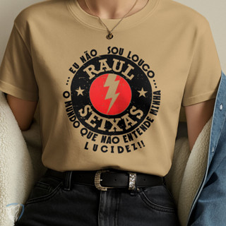 Camiseta Raul Seixas Lucidez | Estilo Rock Clássico e Autenticidade em Oferta na Shopee