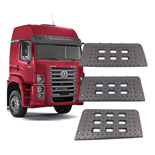 Kit 3 Tapete Estribo Triplo Vw Constellation 19320 25370