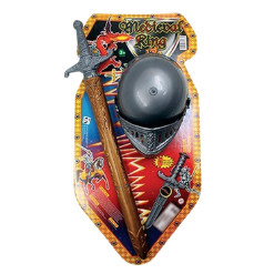 Kit Medieval c/ Espada e Capacete
