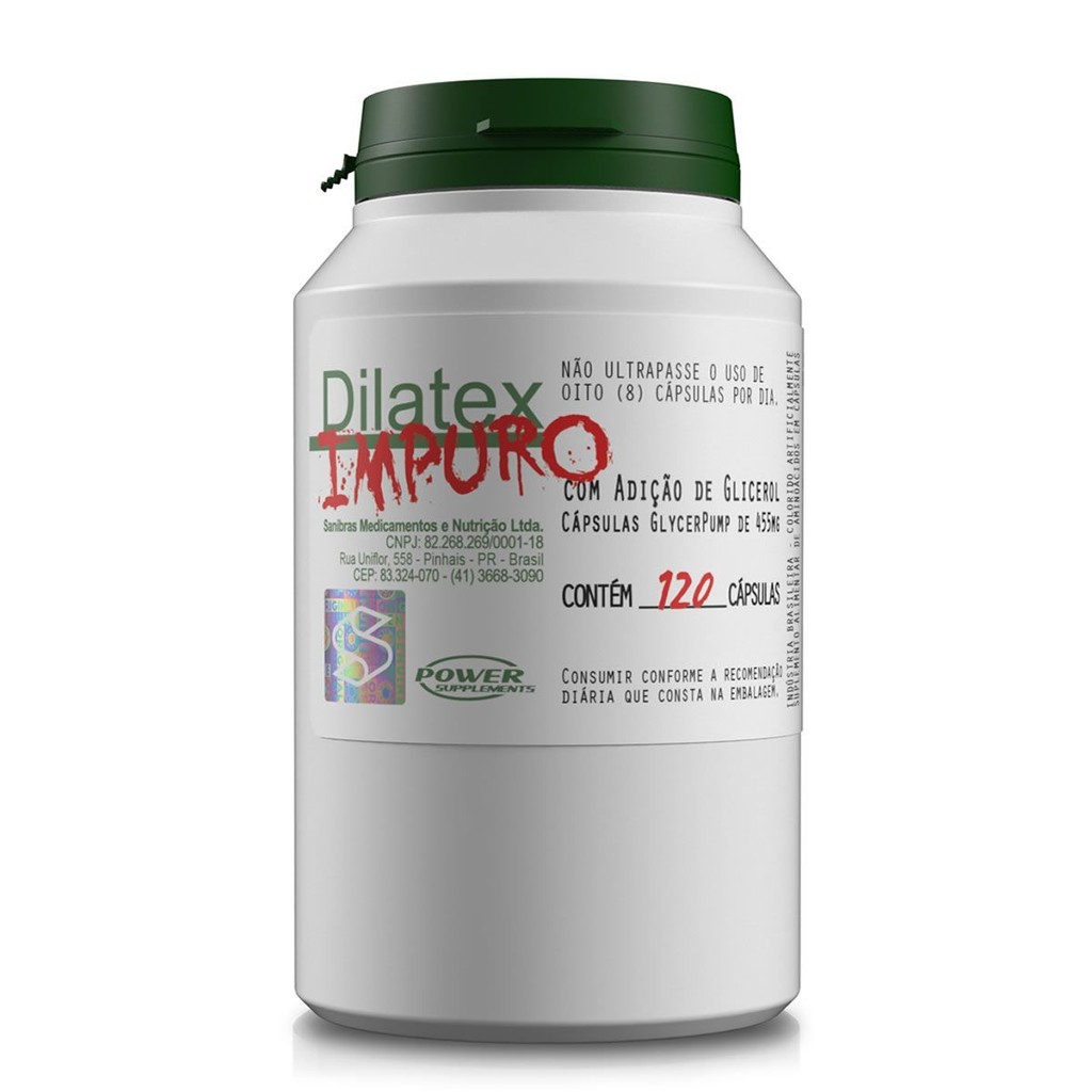 Dilatex Impuro - 120 Cápsulas - Power Supplements em Oferta na Shopee