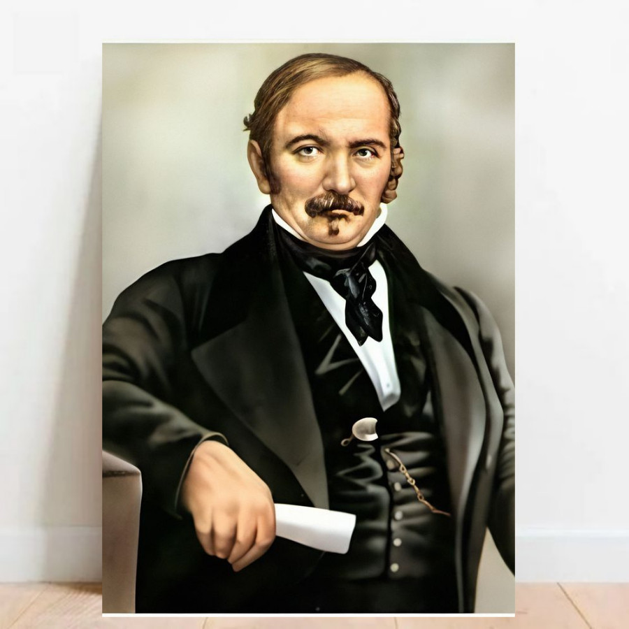 Quadro Placa Decorativa Alan Kardec Espiritismo Espiritualismo Religião Brasileira 02