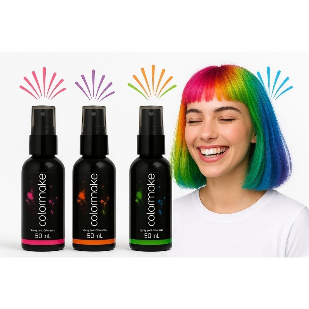 Spray Colorido para Cabelo Infantil: Onde Comprar | BuscaProdutos