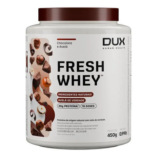 Dux Human Health Fresh Whey Chocolate E Avelã 450g Chocolate/avelã