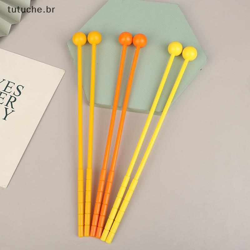 TU 2 Peças Tambor De Percussão Stis Malletstis Adultos Crianças Sti Mallet Instrumento Musical De Plástico Brinquedos In