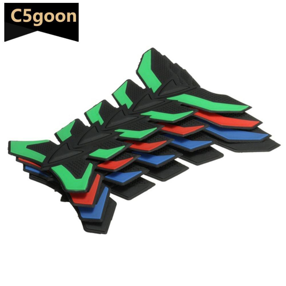 C5GOON 3D Borracha Motocicleta Gel Gás Óleo Tanque De Combustível Almofada Decalque Adesivo N2O5