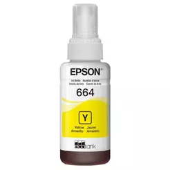Garrafa de Tinta Original Epson EcoTank 664 T664420 Amarelo para Impressoras L110, L120, L210