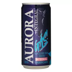 Suco Aurora Integral Tinto Gaseificado 269ml - 12 Unidades