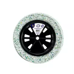 Roda Pneu Macico Force Borracha Expandida 3.25X8X3/4 19mm Linha Leve