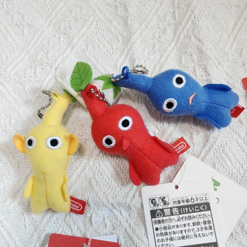 Estoque pronto Envio rápido Pikmin Pikmin Ice Pikmin Series Mini boneca de pelúcia pingente fofo bolsa escolar pingente