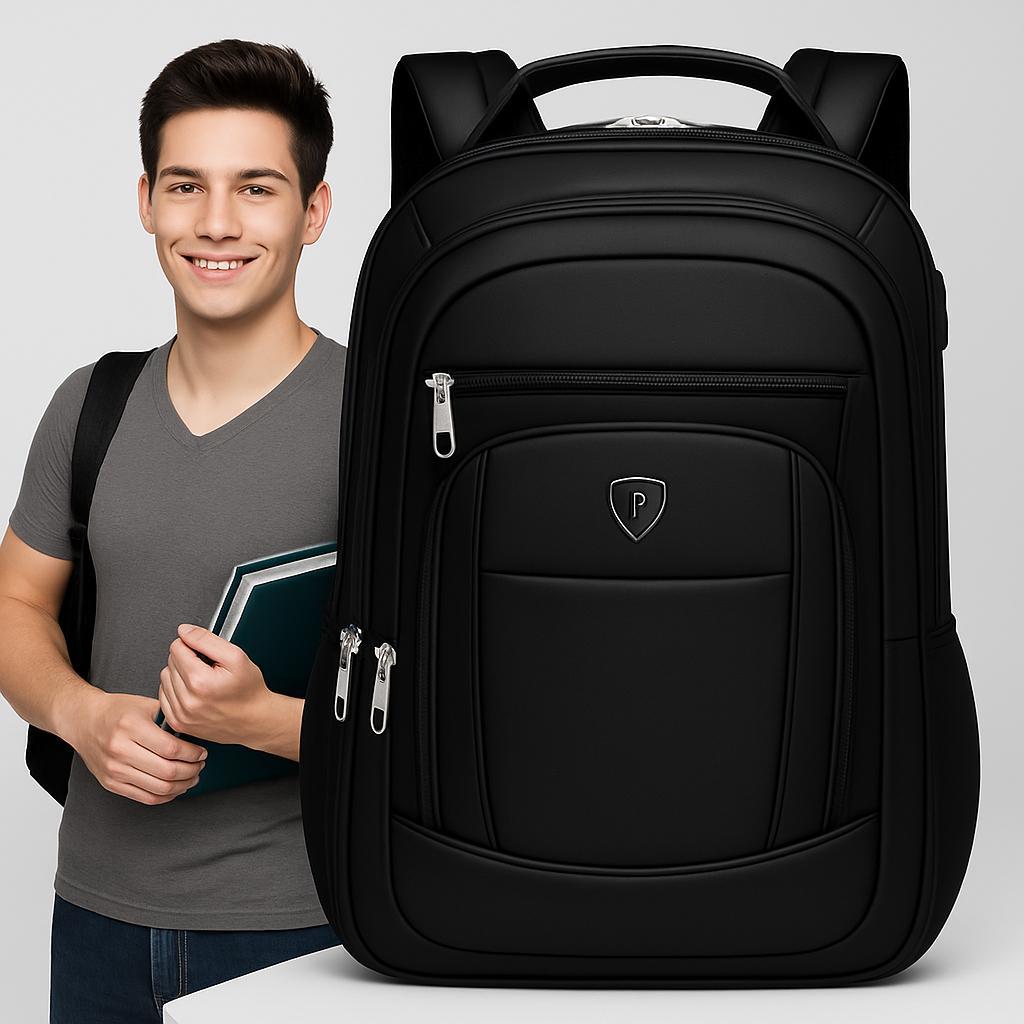 Mochila Executiva para Notebook 15,6" Reforçada Impermeável Grande Capacidade Alto Padrão Premium.
