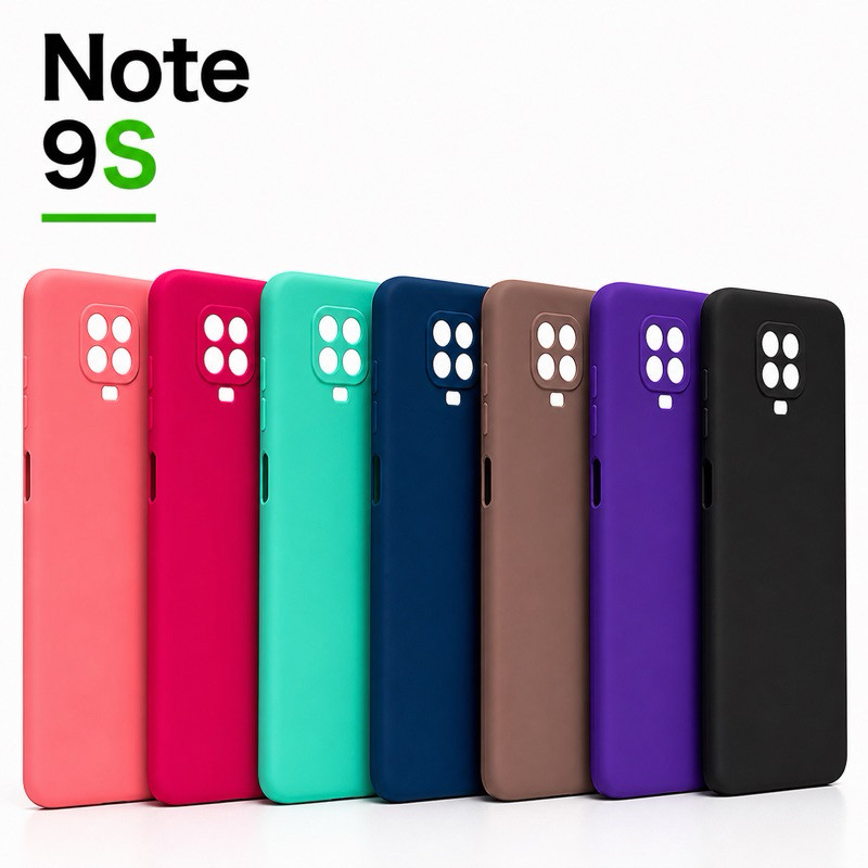 Capa Para Xiaomi Note 9S Silicone Aveludada Capinha de Celular