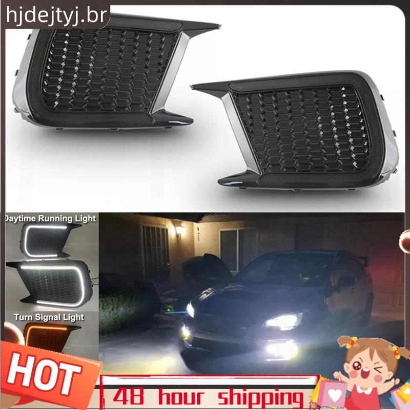 Para 2018-2021 Switchback Sequencial LED DRL Kit De Cobertura De Luz De Nevoeiro Moldura
