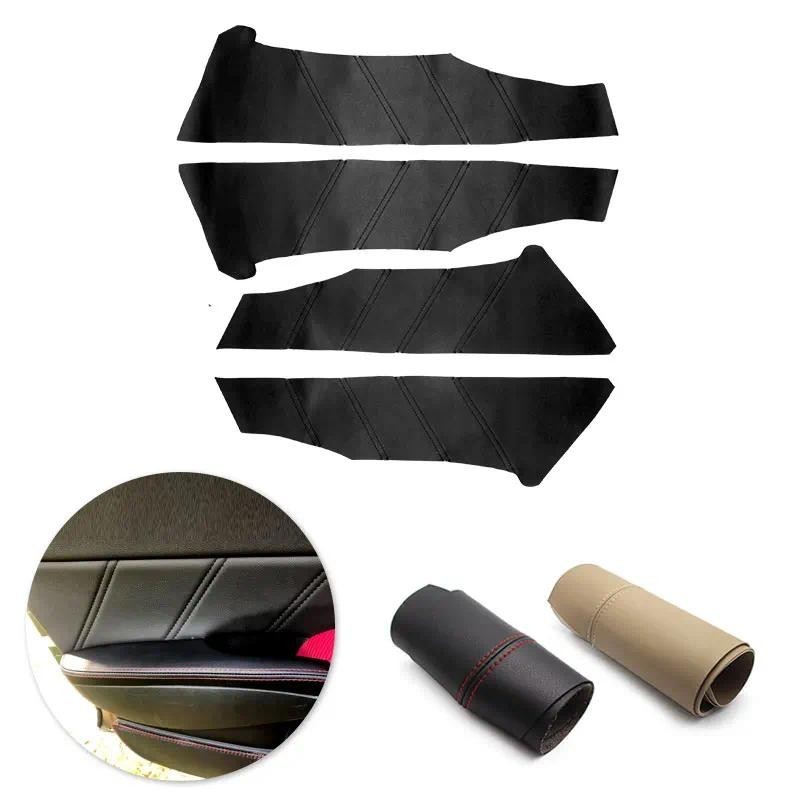 Para Honda Civic 8th Gen 2006 2007 2008 2009 2010 2011 Sedan 4 Pçs Maçaneta Da Porta Do Carro Painel Microfibra Couro De