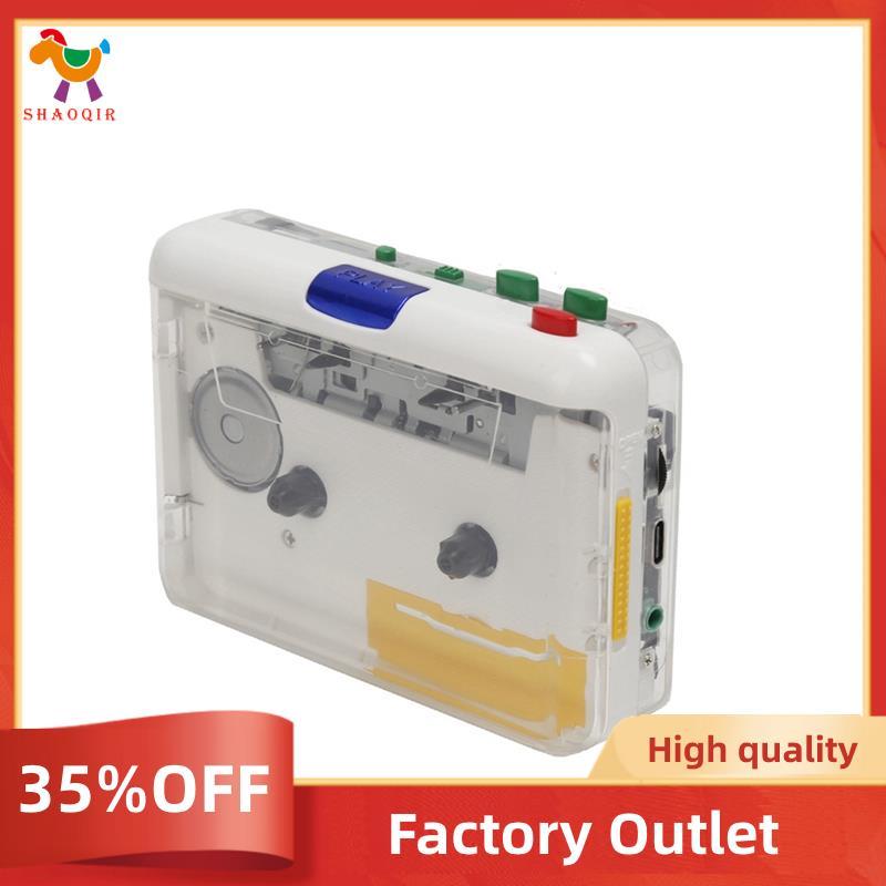 Leitor De Cassete Multiuso Mp3/CD Áudio Auto Reverso USB Tape Player Microfone Embutido Mp3