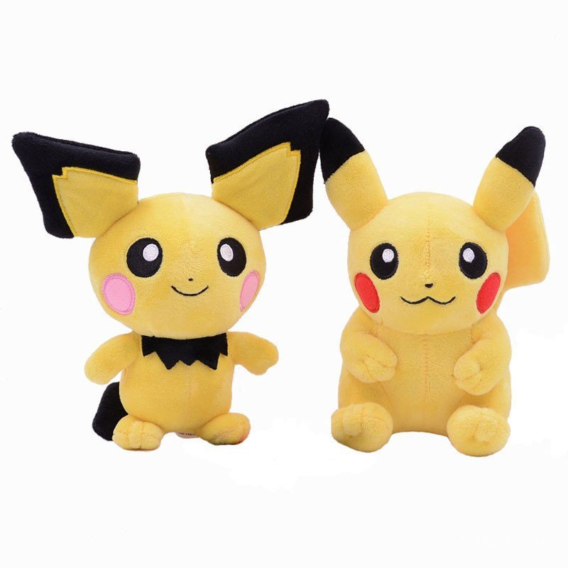 Brinquedos de pelúcia Pokémon de 20cm: Eevee de Fogo, Greninja, Pikachu, Eevee, Coelho de Fogo, Elfo de Fogo, presente d