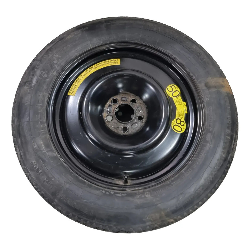Estepe Aro 18 Range Rover Evoque 2016 T155/85r18 Continental Preto