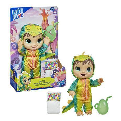 Boneca Baby Alive Dino Cuties Morena - F09341