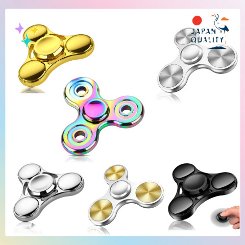 Metal Fidget Spinner – Premium Aluminum Hand Spinner with Stainless Steel Bearings, Quiet High-Speed 2–6 min Spin, Durab