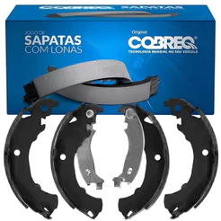 Sapata Freio Fiat Novo Uno Palio Grand Siena Mobi Com Abs
