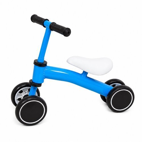 Bicicleta Infantil Equilibrio Sem Pedal Azul Aprendizado Seguro Diversao