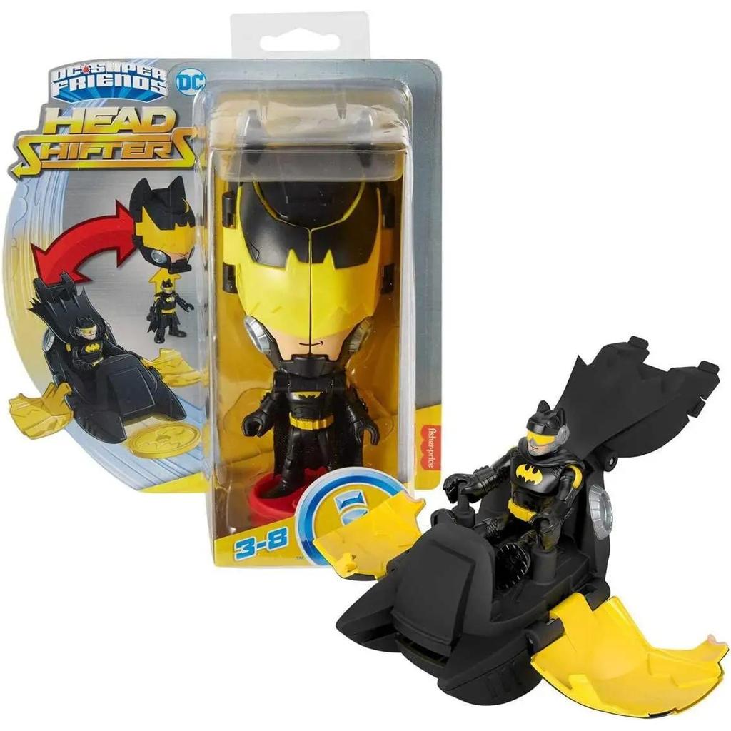 Boneco Imaginext DC Head Shiftrs Batman Mattel
