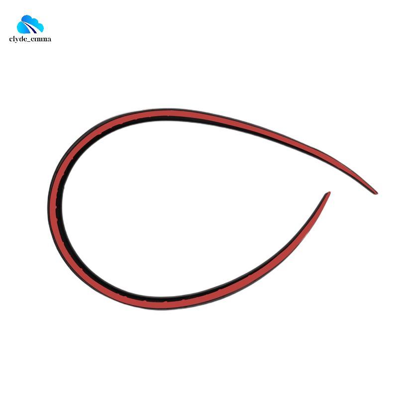 2X Spoiler De Teto Universal Brilhante Preto Cauda Asa Traseiro Tronco Para 1.2M