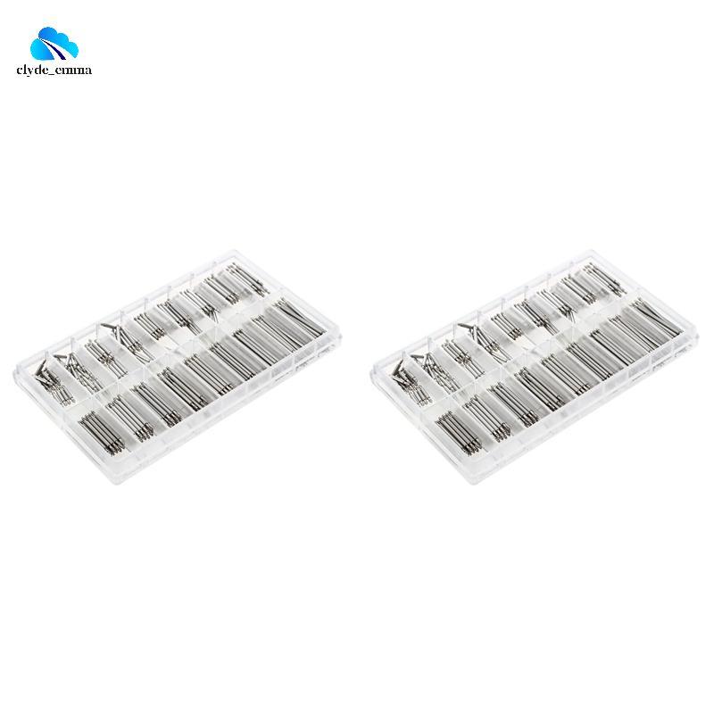 720 Pçs Barra De Mola De Relógio 8Mm-25Mm Cinta Pinos De Ligação Kit De Reparo De Metal Ferramenta Link Contrapino Ferra