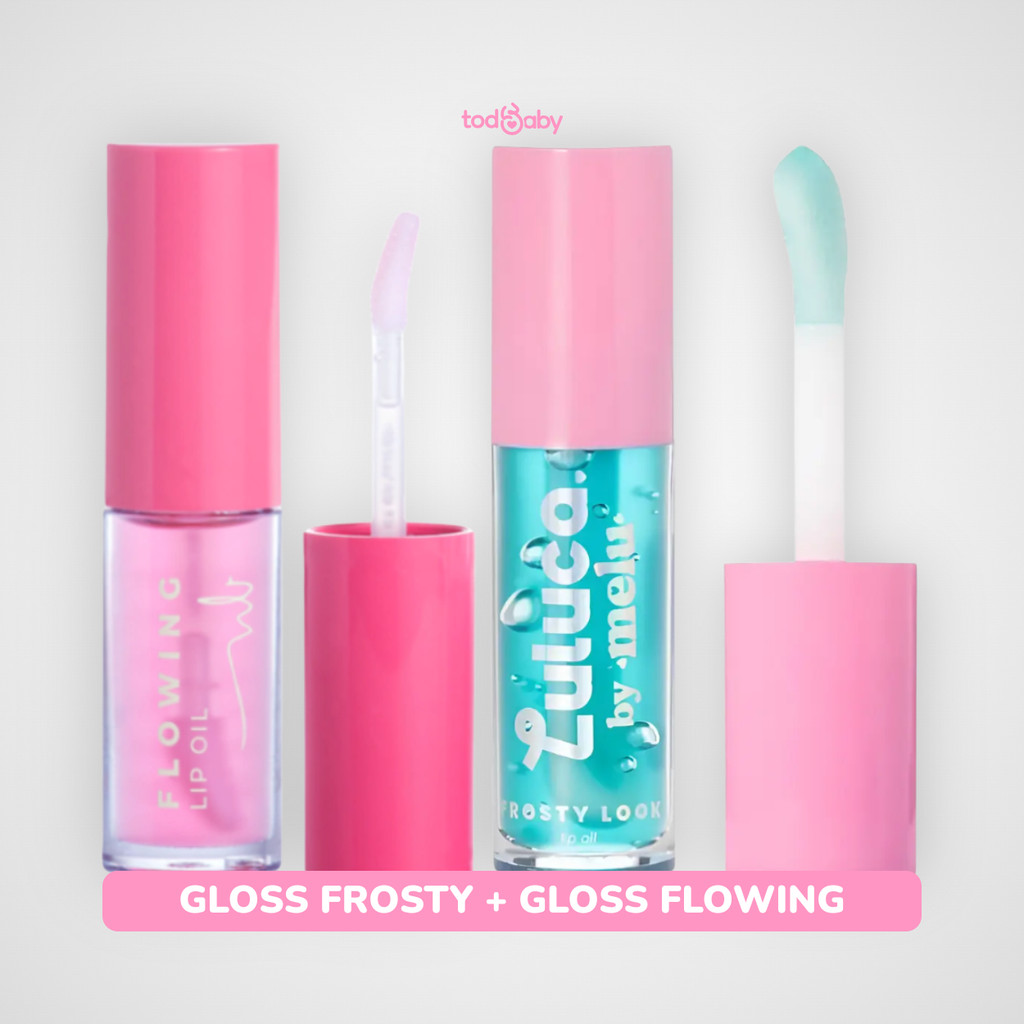 Kit 2 Lip Oils Luluca Frosty + Natália Beauty Ruby Rose