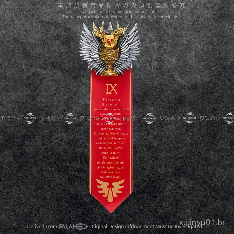 Adesivos de Jogo Saint Gilles Blood Rite Seal Warhammer 40K Decoração de Vidro de Carroceria de Veículo Elétrico Adesivo