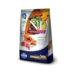 Ração 1,5Kg N&D Tropical Selection Gatos Castrados Cordeiro 1,5Kg