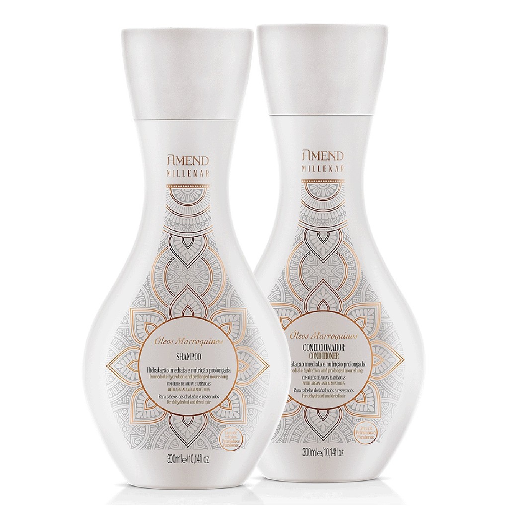 Amend Millenar Óleos Marroquinos Kit Shampoo + Condicionador