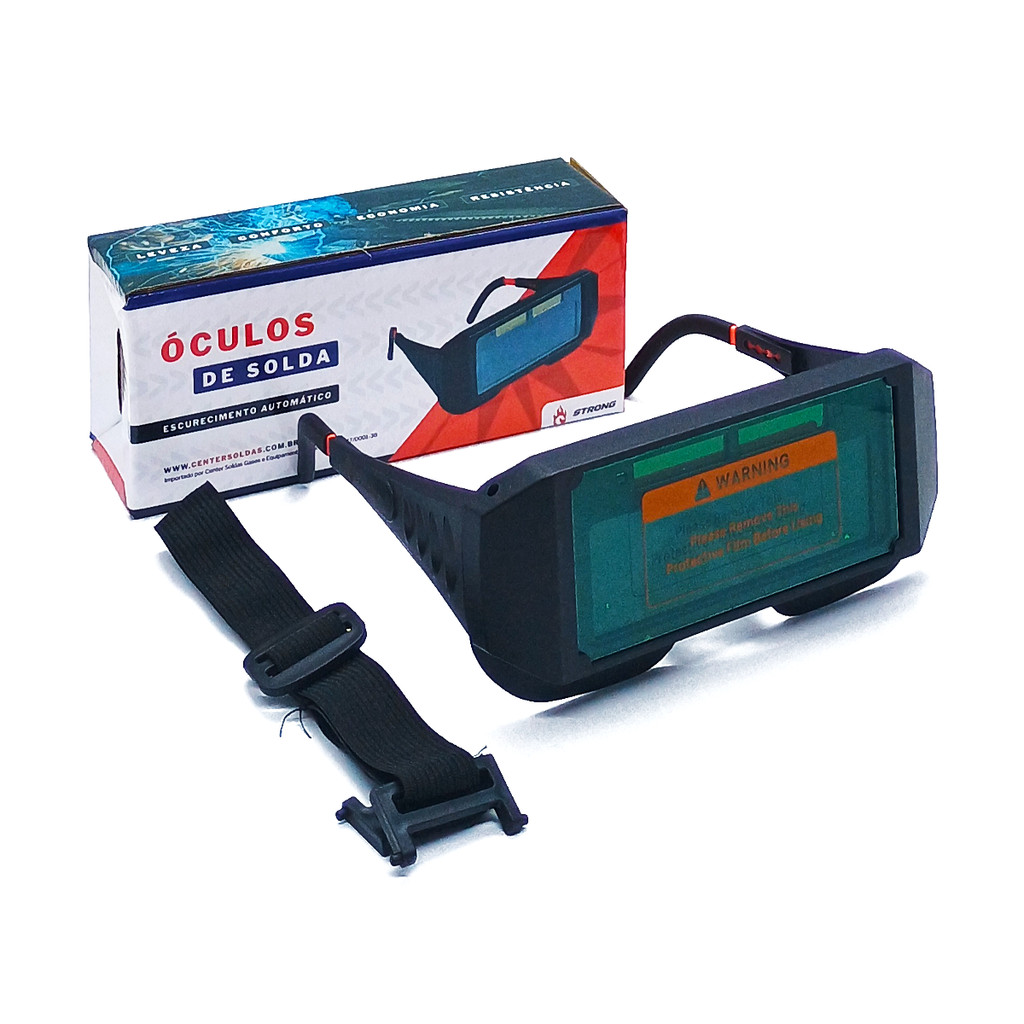 Óculos de Solda Proteção Soldador Escurecimento Automático DIN 3-11