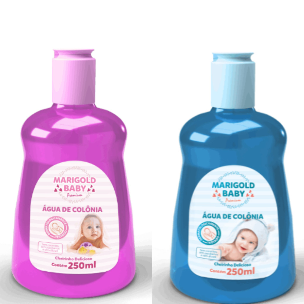 Água de Colônia Marigold Baby Premium 250 ML em Oferta na Shopee