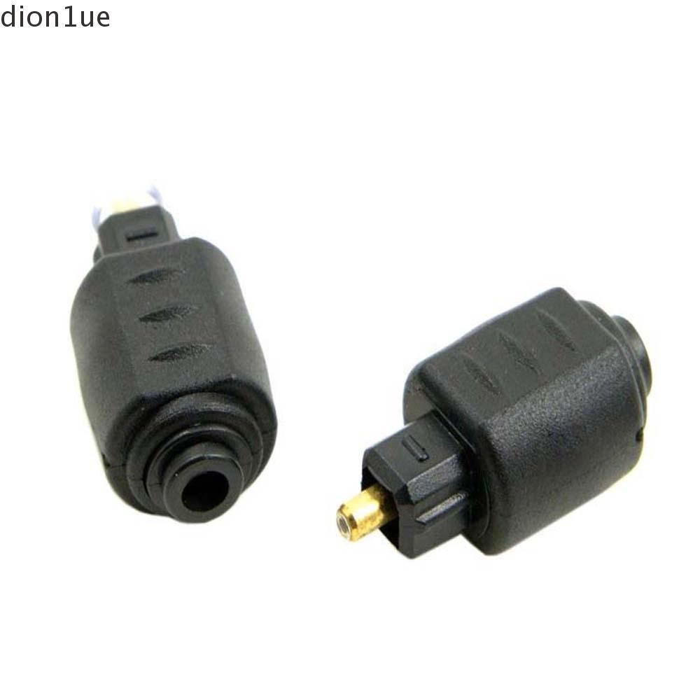 Adaptador De Fibra Óptica DION1UE 3.5 Mm Para Plugue Toslink Jack Amplificador Óptico Conversor De