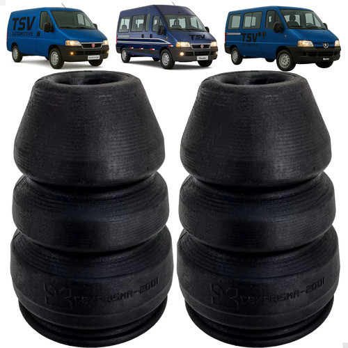 Batente Feixe Mola Traseiro Par Maior Ducato Boxer Jumper