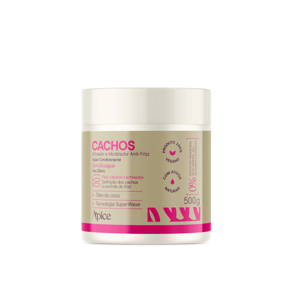 ATIVADOR ANTI-FRIZZ CACHOS NUTRITIVO NOVA FRAGRÂNCIA 500G