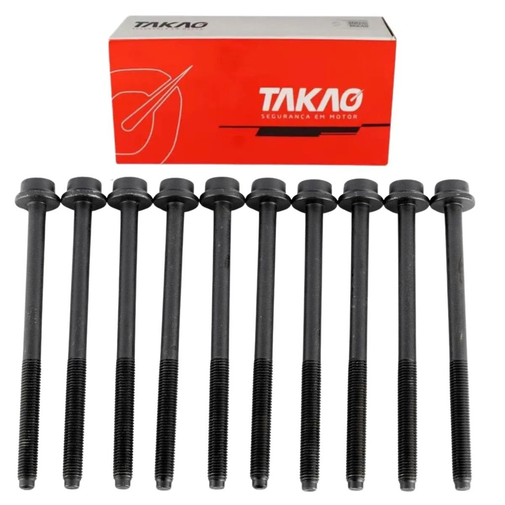 Parafuso De Cabeçote (Jg) A3 1.6 8V 2002 A 2011 / Polo 1.6 8V 2001 A 2014 / Golf 1.6 8V 2001 A 2014 - Takao Pcvw16
