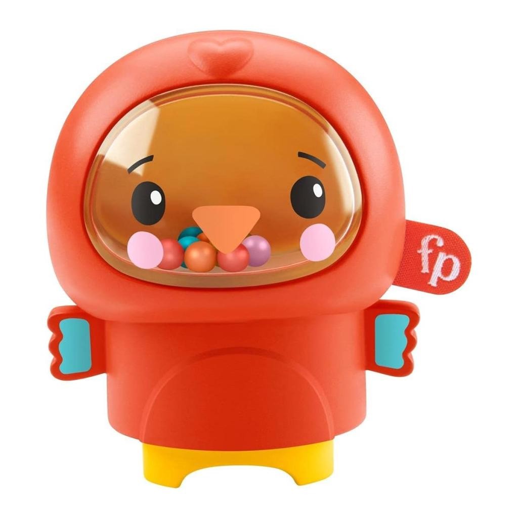 Passarinho Chocalho E Mordedor Fisher Price Sensorial Brinquedo Educativo Para Bebê Mattel