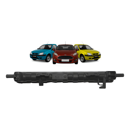Caixa De Radiador Inferior Fiesta / Courier Rocam C Vedação